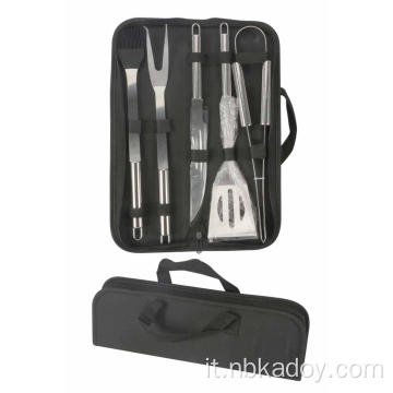 6 pcs set di strumenti Deluxe BBQ